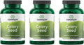 Swanson Celery Seed Maximum Strength 500 mg 180 Cápsulas (Pack de 3)