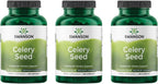 Swanson Celery Seed Maximum Strength 500 mg 180 Cápsulas (Pack de 3)