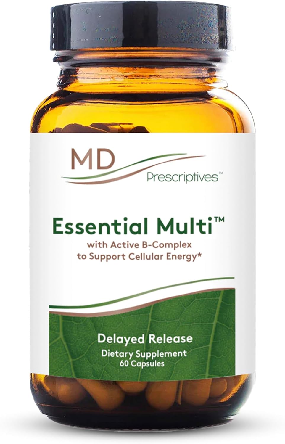 MD Prescriptives Essential Multi (Liberación Retardada) - Complejo Multivitamínico y Mineral - 120 Cápsulas