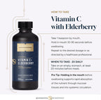 Quicksilver Scientific Liposomal Vitamin C + Elderberry 1000mg - Tónico antioxidante con saúco y tocotrienoles (100 ml)