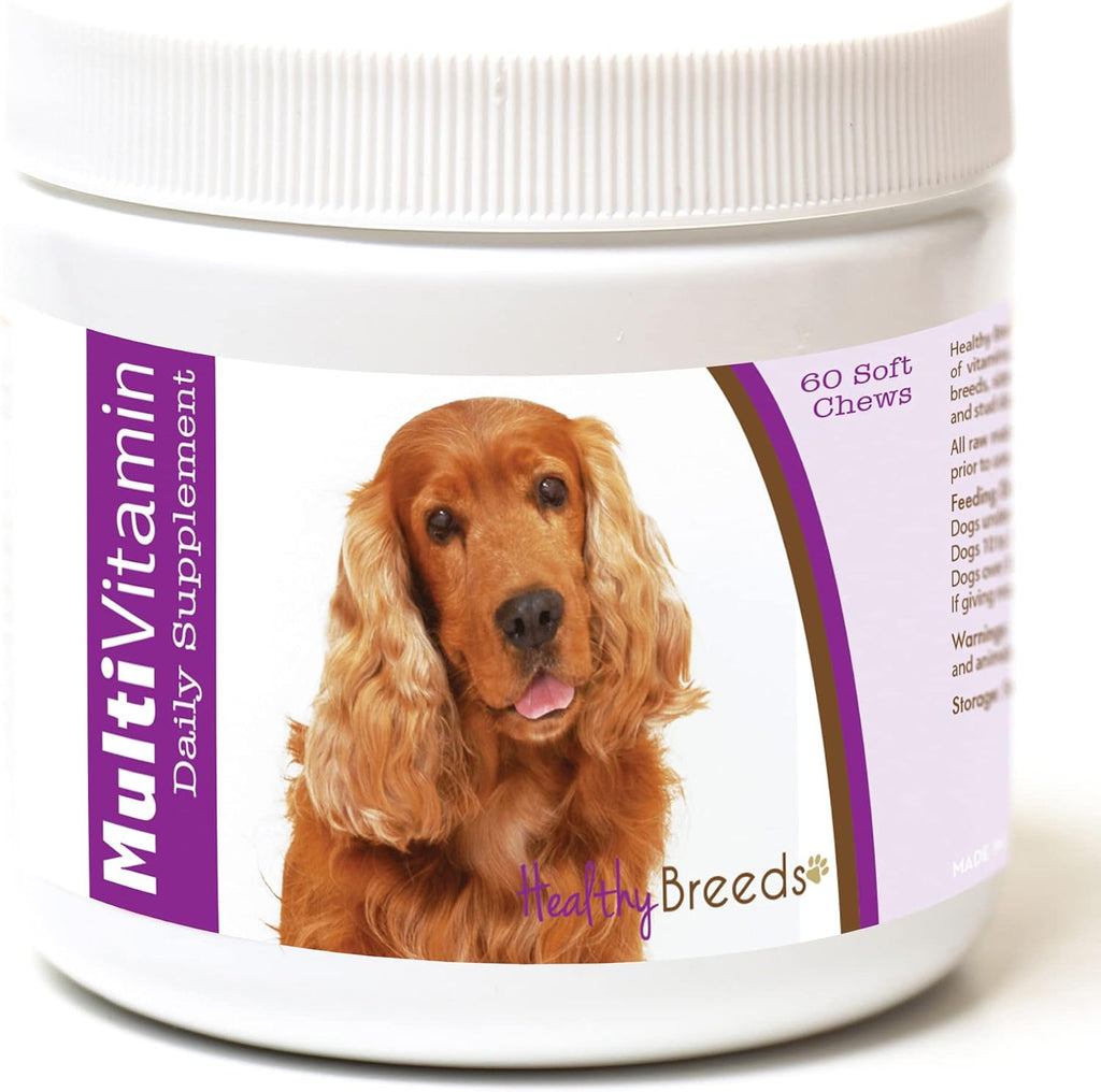 Healthy Breeds Cocker Spaniel Multi-Vitamin Soft Chews 60 Unidades