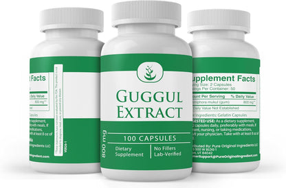 Pure Original Ingredients Extracto de Guggul, 100 Cápsulas - Siempre Puro, Sin Aditivos – Image 4