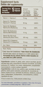 Bedoyecta Multivitamínico con Hierro, Ácido Fólico, Vitamina C, B1, B2, B9 y B12, 30 Comprimidos