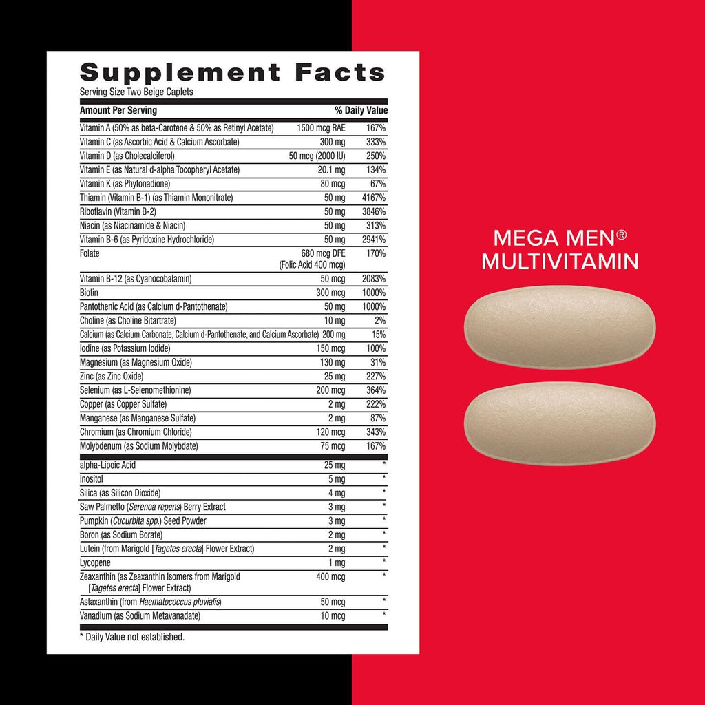 GNC Mega Men Joint Vitapak Program para Hombres: 3 Productos en 1 Pack, Multivitamínico, Glucosamina y Condroitina, 30 Sobres Diarios