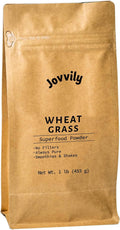 Jovvily Polvo de Hierba de Trigo - 454 g - Superalimento - Sin Rellenos - Batidos y Smoothies