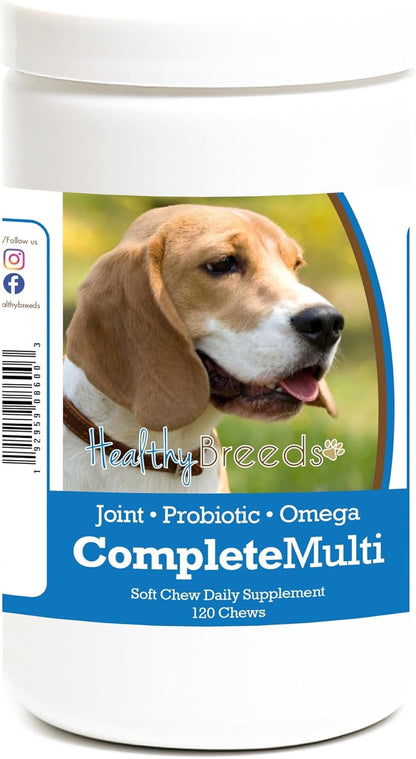 Healthy Breeds Beagle All in One – Vitaminas y minerales: Vitaminas A, B, C, D, E y K, junto con minerales como – Image 1