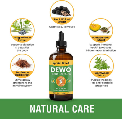 Special Breed Defensa Intestinal Natural para Perros - Suplemento Herbal con Artemisa, Nogal Negro y Probióticos - 236 ml – Image 3