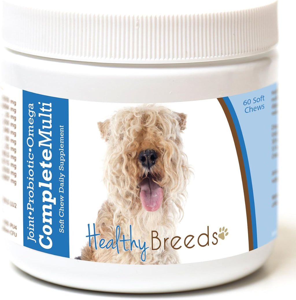 Healthy Breeds Multivitamínico Todo en Uno para Perros Lakeland Terrier, 60 Chewables Blandos
