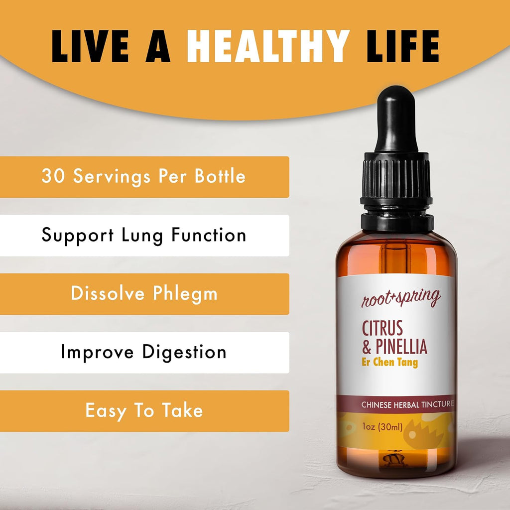 root + spring Citrus & Pinellia – Er Chen Tang – Tintura Herbal (Extracto Líquido) 30 ml