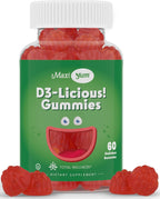 Maxi Health Vitamina D3 Gomitas 1000 UI - 60 Unidades