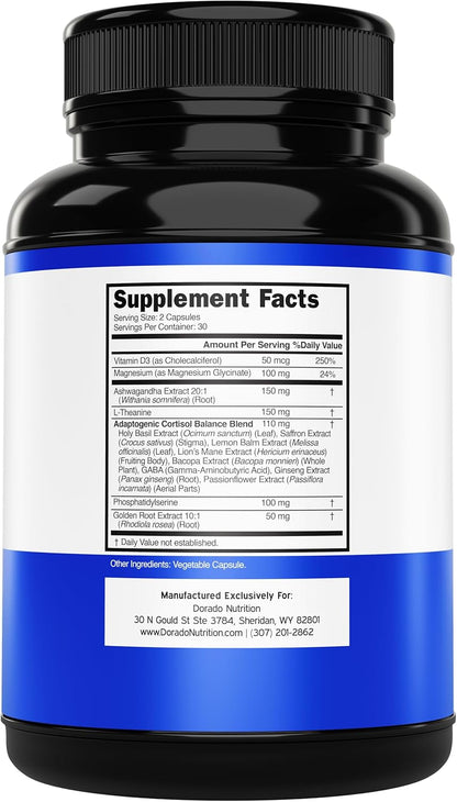 Cortisol Support 14 en 1 | Suplemento para – Ashwagandha: Raíz adaptógena utilizada en la medicina ayurvédica para – Image 2