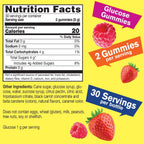 WellYeah Glucose Gummies - 4 g de Carbohidratos - Sabores Naturales - Gomitas Masticables para Hombres y Mujeres, No Transgénico, Sin Gluten - 60 Unidades