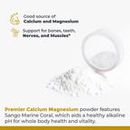 Premier Research Labs Calcio y Magnesio en Polvo - Polvo de Calcio Coral Natural para la Salud Ósea - 227 g