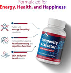 Longevity Activator - Complemento Antienvejecimiento con Resveratrol