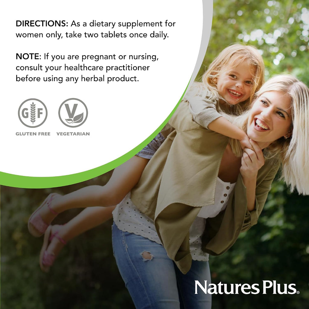 NaturesPlus Source of Life Women - 60 Comprimidos - Suplemento Multivitamínico y Mineral