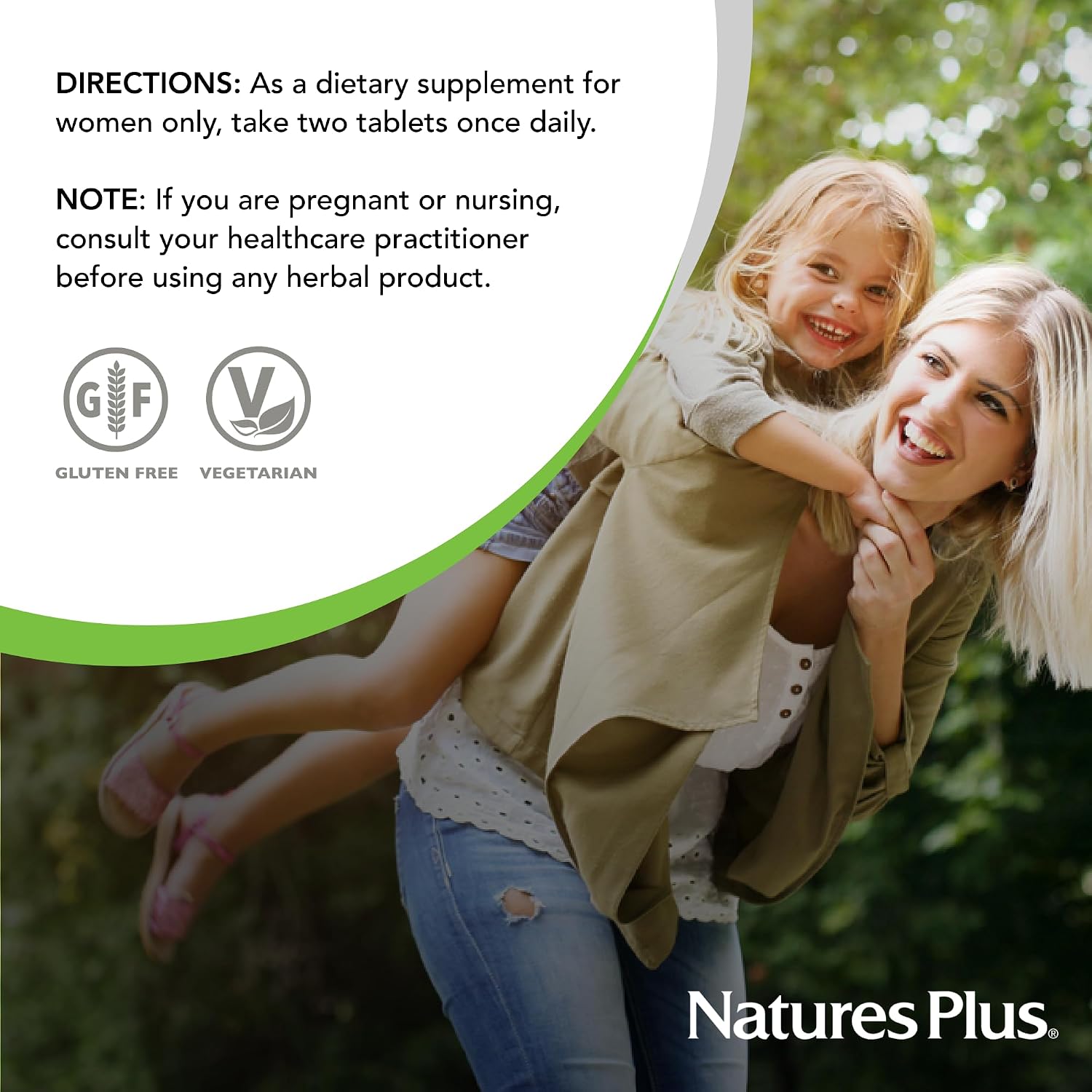 NaturesPlus Source of Life Women - 60 Comprimidos - Suplemento Multivitamínico y Mineral