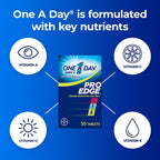 One A Day Men's Pro Edge Multivitamínico, 50 Comprimidos