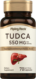 Piping Rock TUDCA 550 mg - 70 Cápsulas