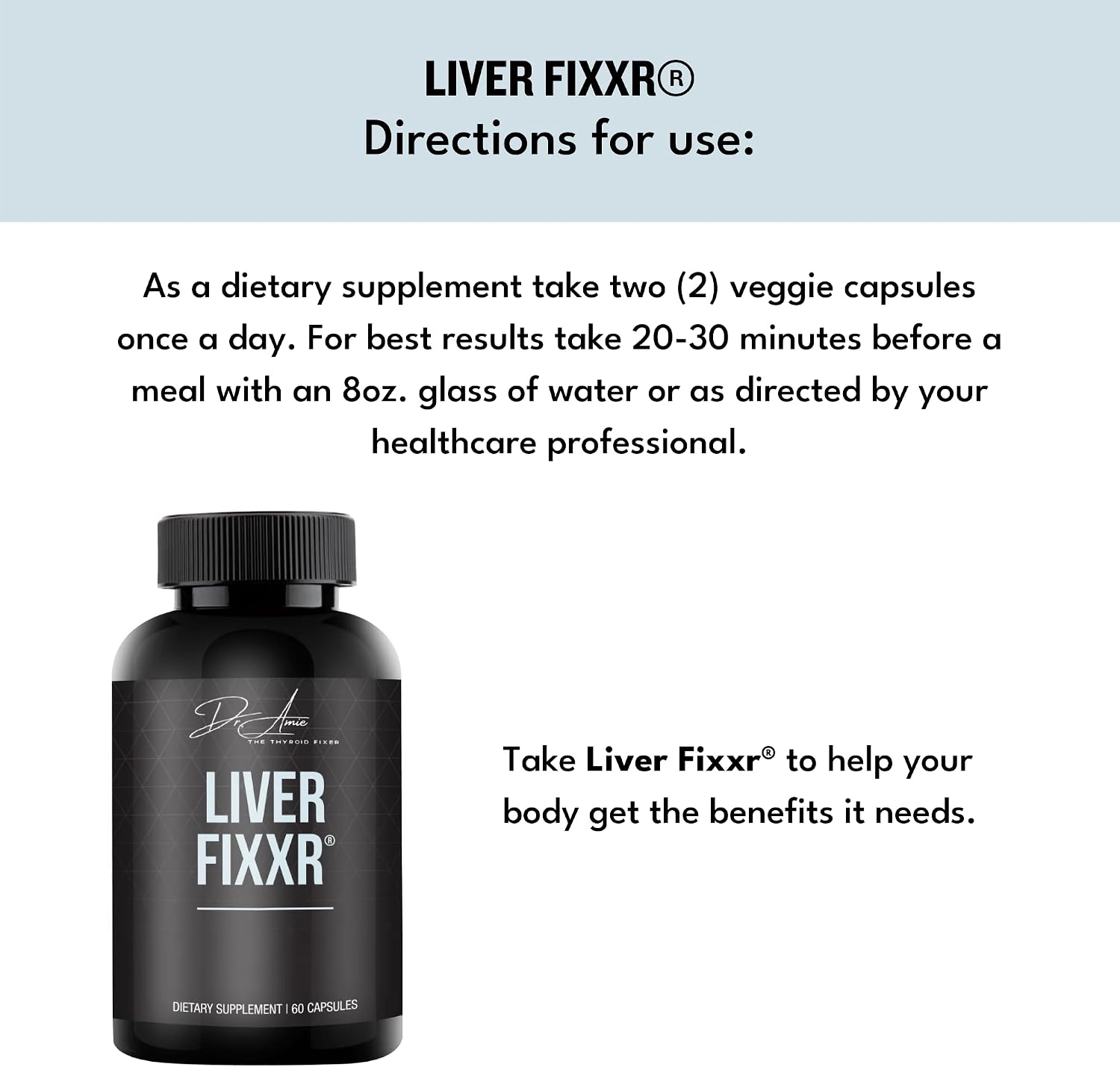 Liver Fixxr | Complemento para el hígado | Apoya digestión, inmunidad y energía | 60 cápsulas