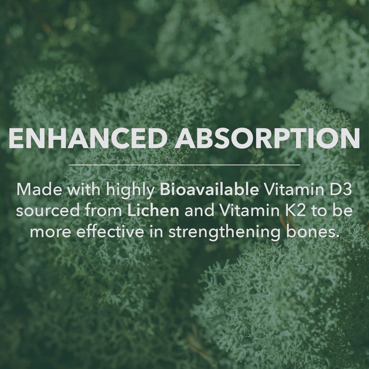 PlantFusion Organic Vegan Vitamin D3 + K2 5,000 UI, 50 mcg – 60 Cápsulas