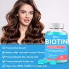 Gominolas de Biotina 10000mcg con Colágeno y Vitaminas - WEEVIT