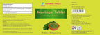 HERBAL HILLS Moringa Tablets 1000 mg, 120 Comprimidos