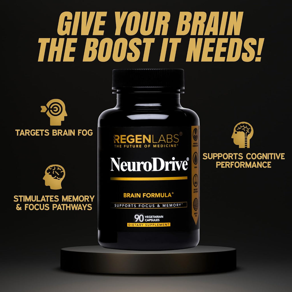 NeuroDrive Memory & Focus Supplement - 90 Cápsulas