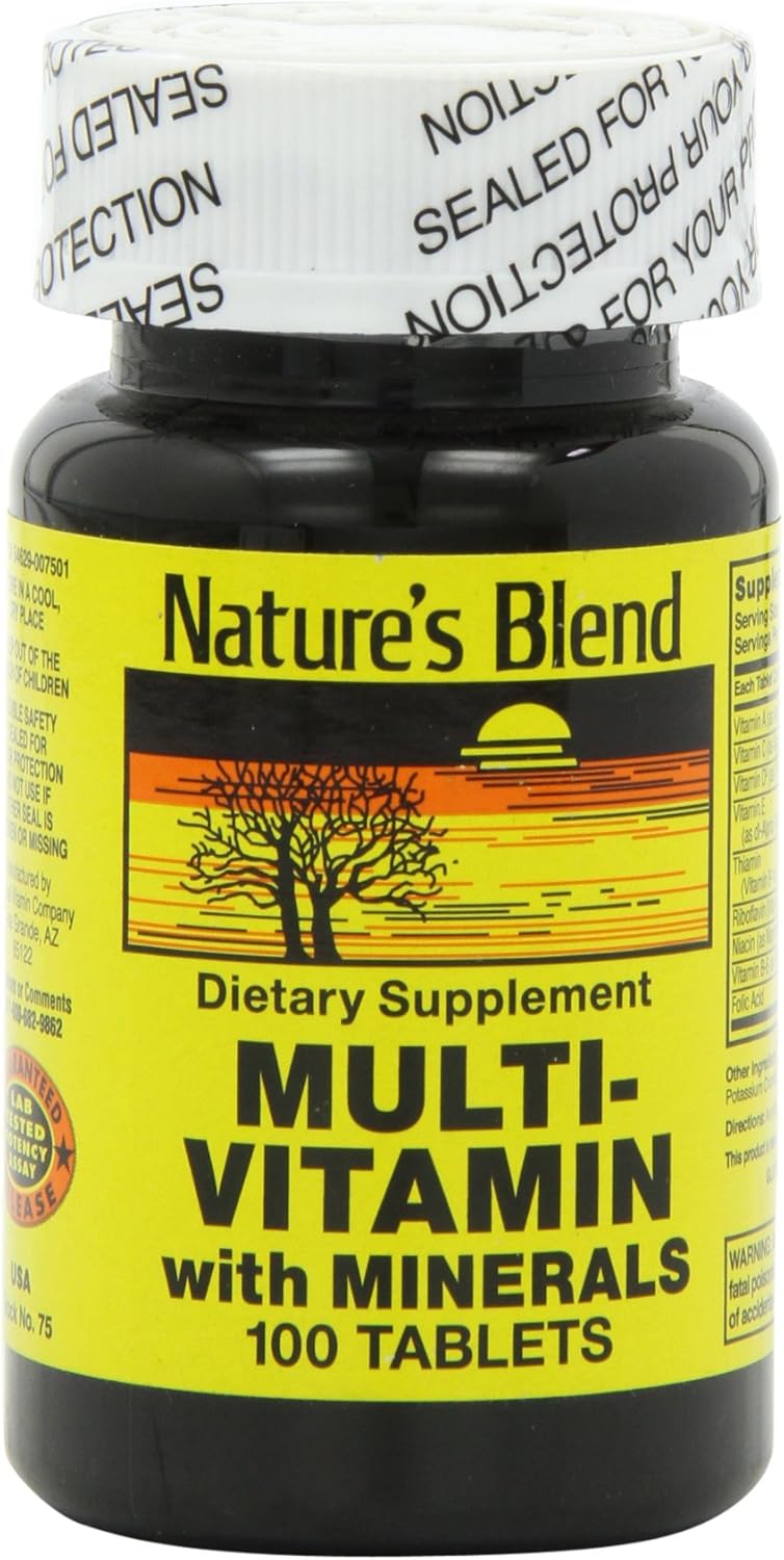 Nature's Blend Multivitamínico y Mineral - 100 Comprimidos