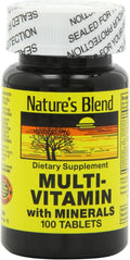 Nature's Blend Multivitamínico y Mineral - 100 Comprimidos