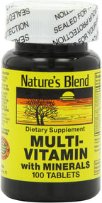 Nature's Blend Multivitamínico y Mineral - 100 Comprimidos
