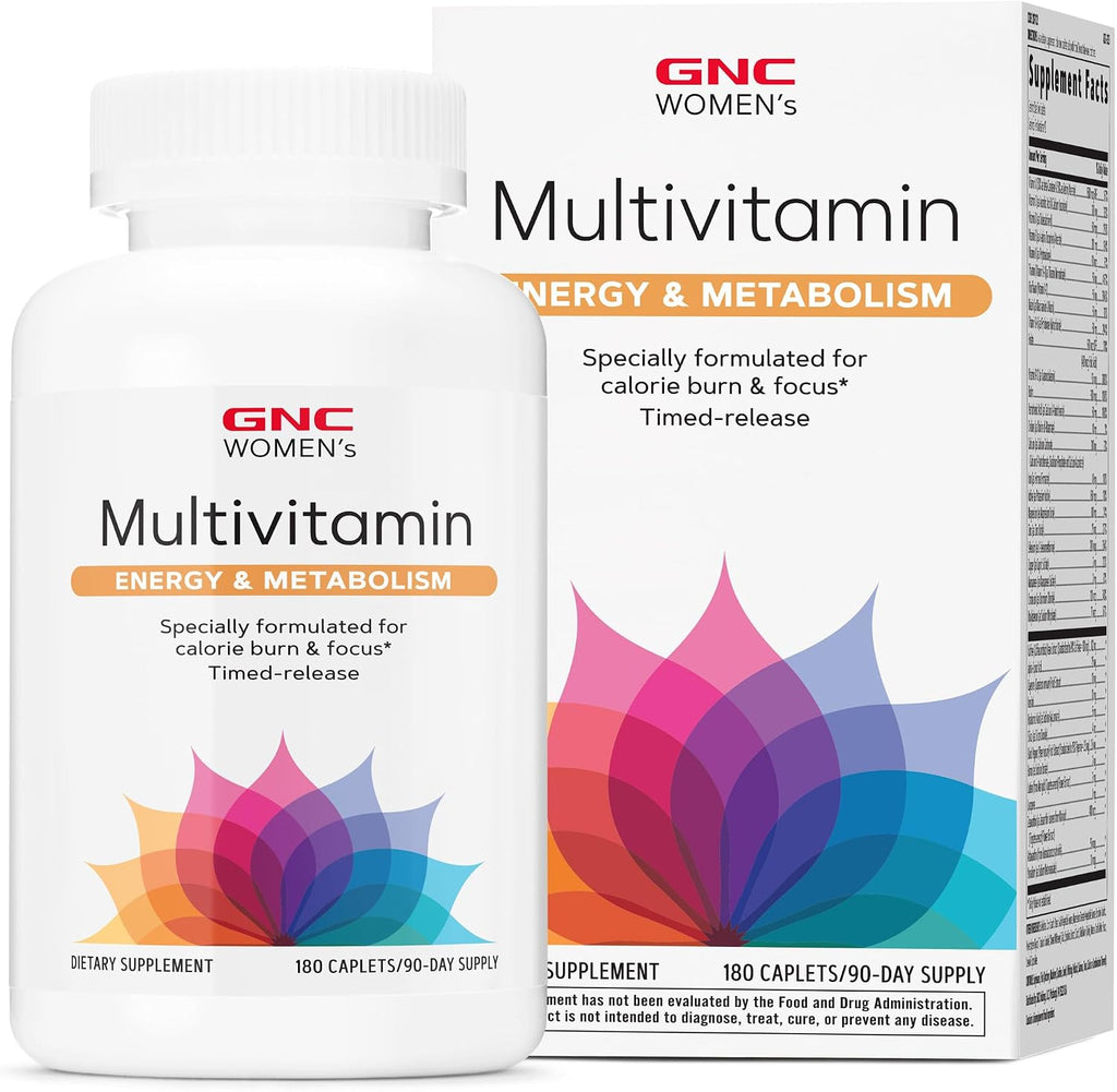 GNC Women's Energy and Metabolism Multivitamin - 90 Caplets