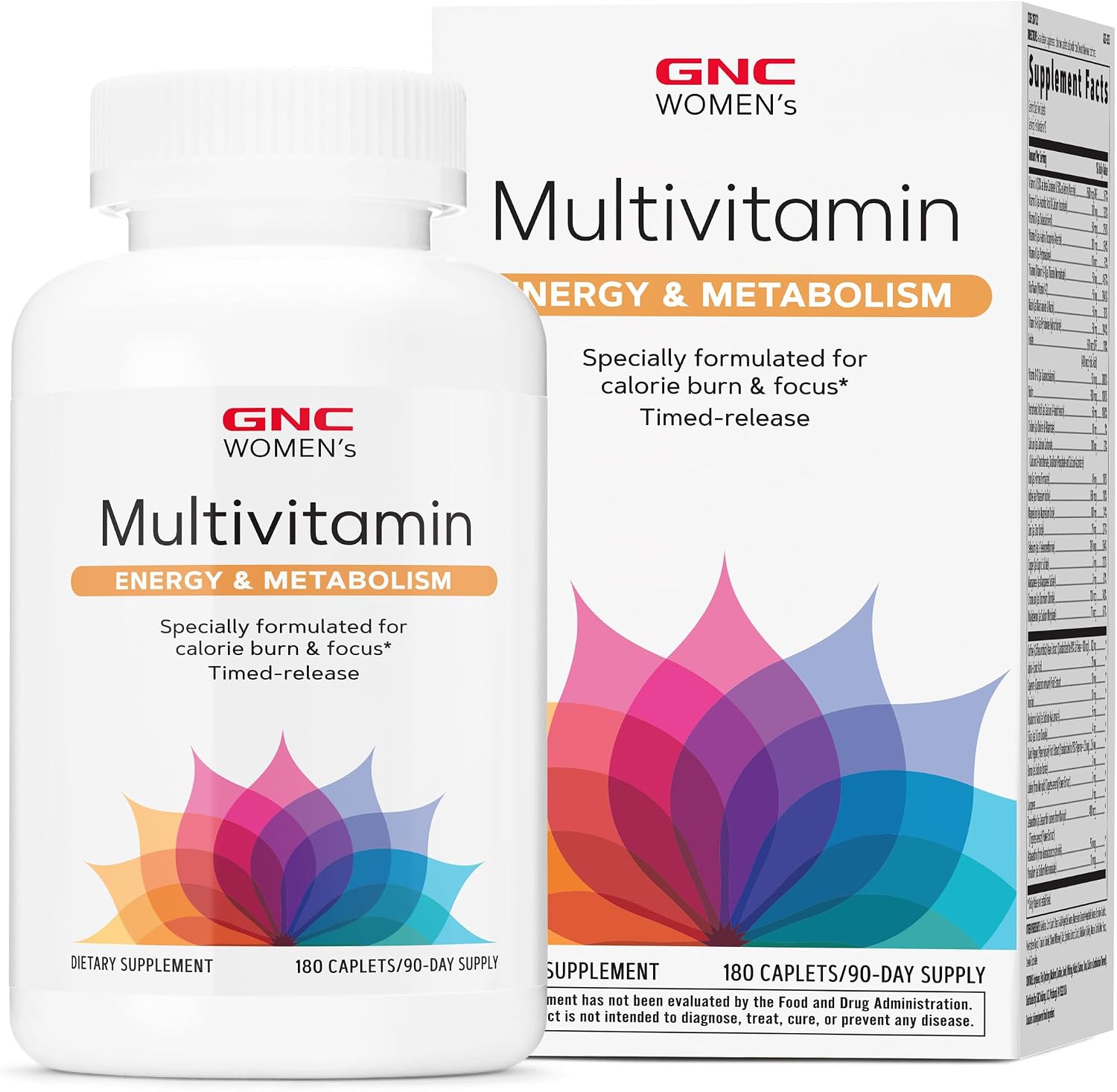 GNC Women's Energy and Metabolism Multivitamin - 90 Caplets