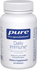 Pure Encapsulations Daily Immune | Fórmula Inmunitaria Completa con Vitaminas, Minerales y Extractos Botánicos | 60 Cápsulas
