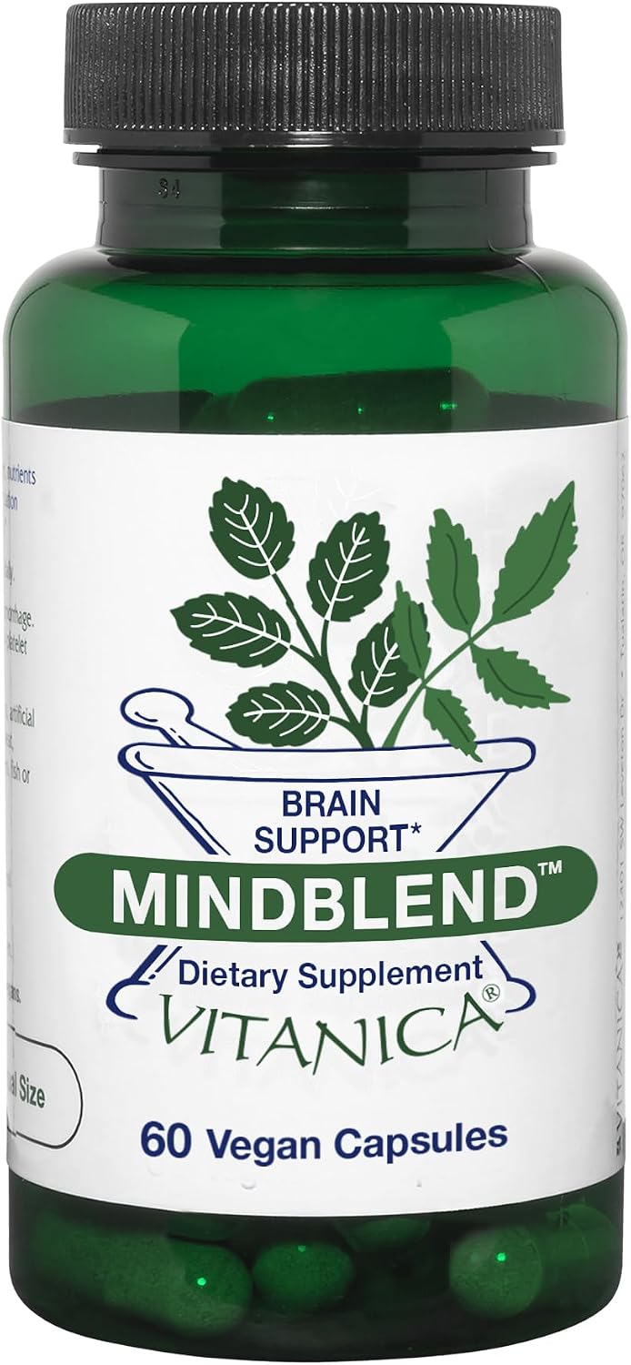 Vitanica MindBlend - Soporte Cerebral, 60 Cápsulas Veganas