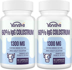 Yonrave Calostro Bovino 1300mg - 60% IgG - 60 Cápsulas