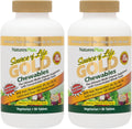 NaturesPlus Source of Life GOLD Multivitamin - Pack de 2, 90 Comprimidos Masticables