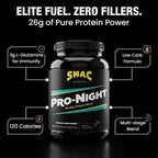 SNAC Pro-Night Proteína en Polvo - Sabor Chocolate, 726 g