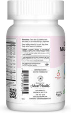 Maxi Health Chewable Prenatal Vitamins with Iron, Biotin, Pantothenic Acid & Magnesium - 90 Tablets