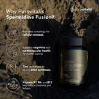 PUROVITALIS Spermidina Liposomal 5mg con Zinc, Vitamina D3 y B12 - 30 Cápsulas Veganas