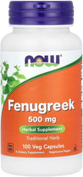 Now Foods Fenogreco 500 mg, 100 Cápsulas