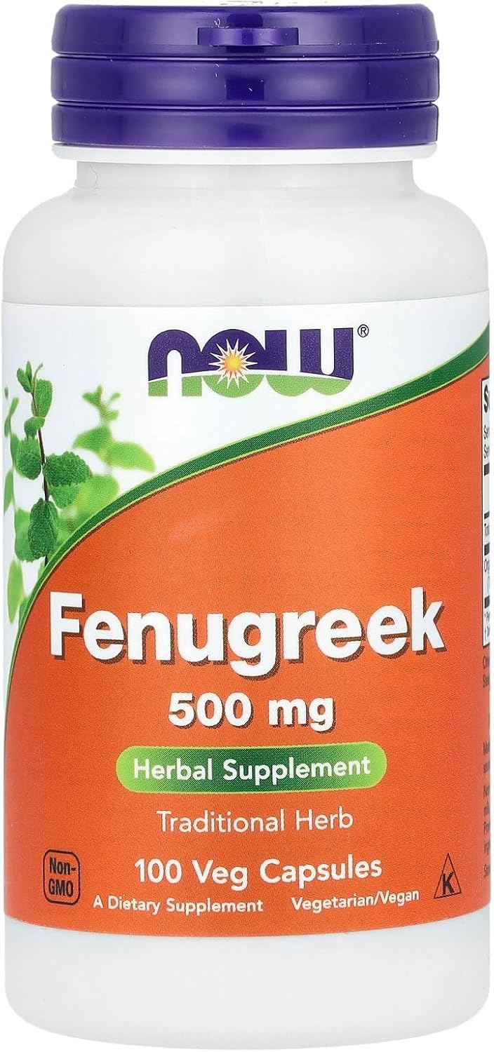 Now Foods Fenogreco 500 mg, 100 Cápsulas
