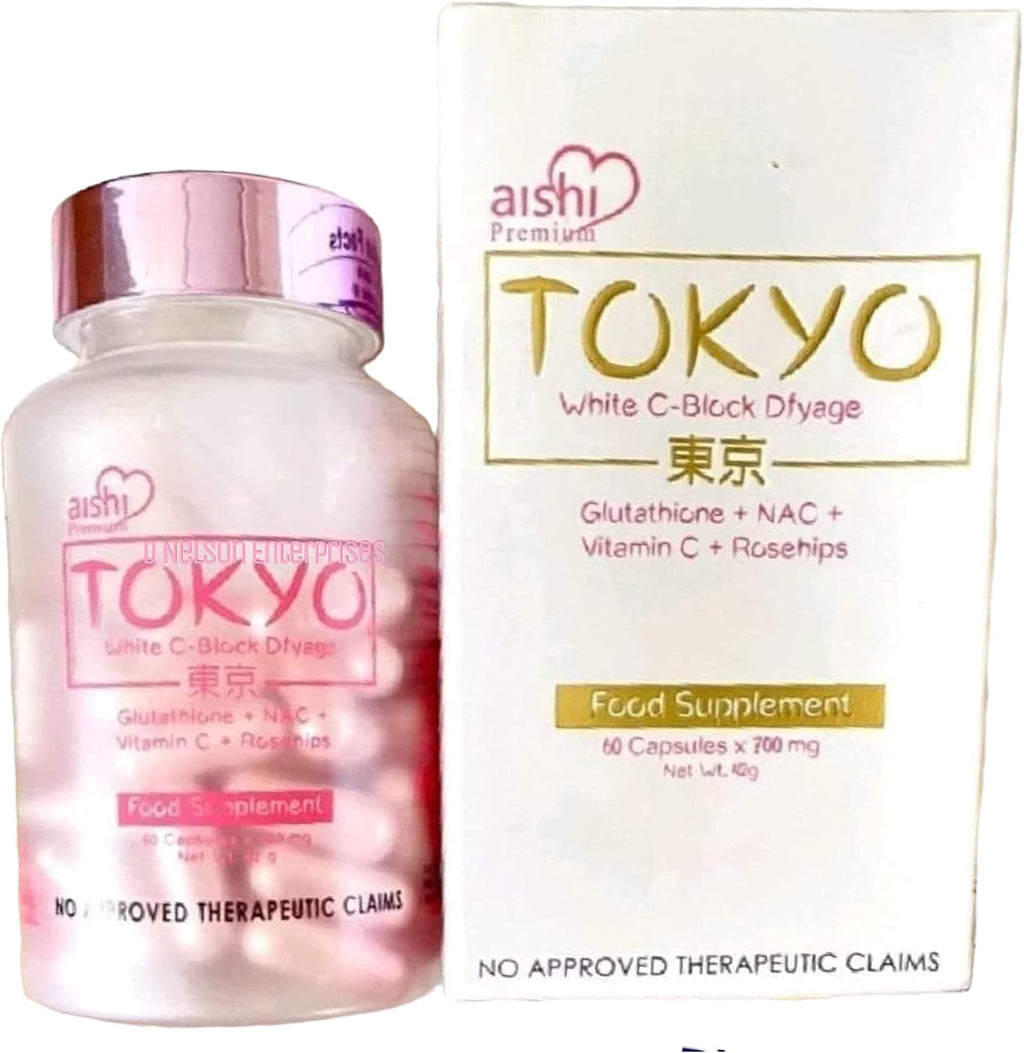 Tokyo White C-Block Dyfage Glutathione, 60 Cápsulas
