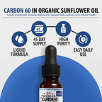 Greska's Carbon 60 en Aceite de Girasol Orgánico - 10ml (15 Días)