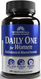 Windmill Health Formula Multivitaminas Diarias para Mujer - 300 Comprimidos (3 Envases de 100)