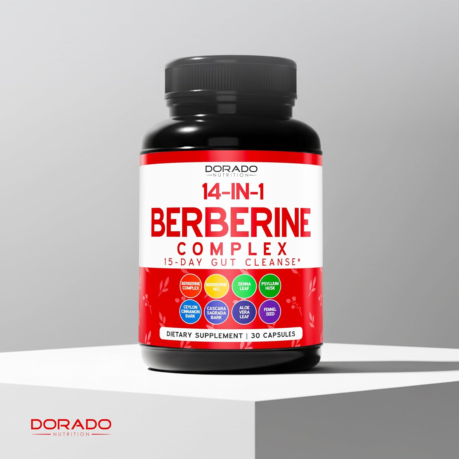 GLP-1 Berberine Supplement - 30 Cápsulas - Apoyo Digestivo y Bienestar