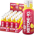 Ketone-IQ No Caffeine Performance Energy Shots – Combustible de Cetonas para Enfoque y Resistencia, 10g de Cetonas, 24 Pack (Raspberry Lemonade)