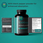 Monolaurin 1000mg Cápsulas Veganas - Eleva Nutrition (240 Cápsulas)