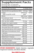 Restore Hair Color - Fórmula Anticanas Natural para Hombres y Mujeres - 2 Botes de 120 Cápsulas