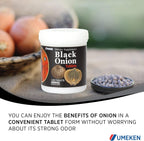 Umeken Cebolla Negra Fermentada - Concentrado con Quercetina y Antioxidantes, 1333 Comprimidos (2 Paquetes)