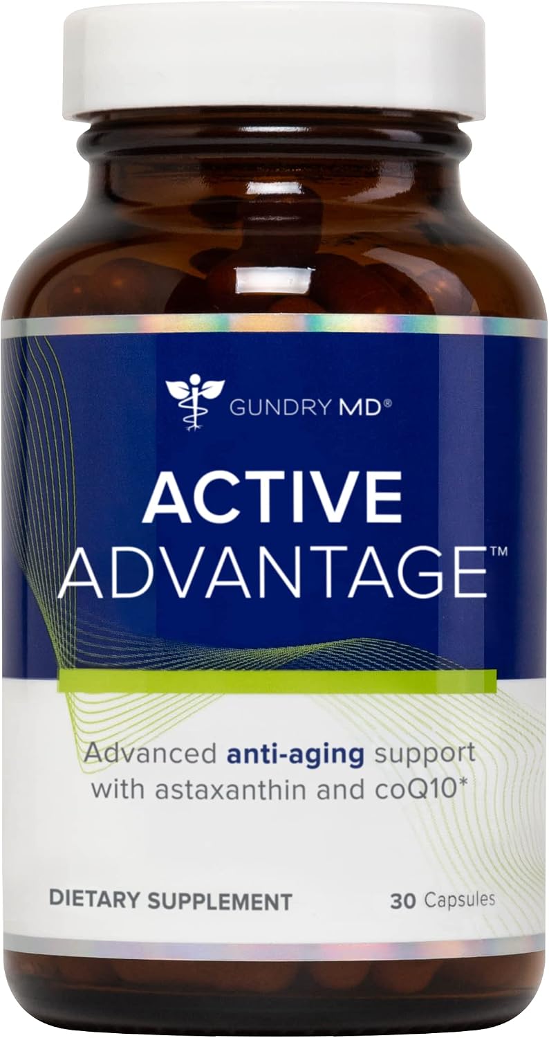 Gundry MD® Active Advantage Astaxantina y CoQ10 - 30 Cápsulas